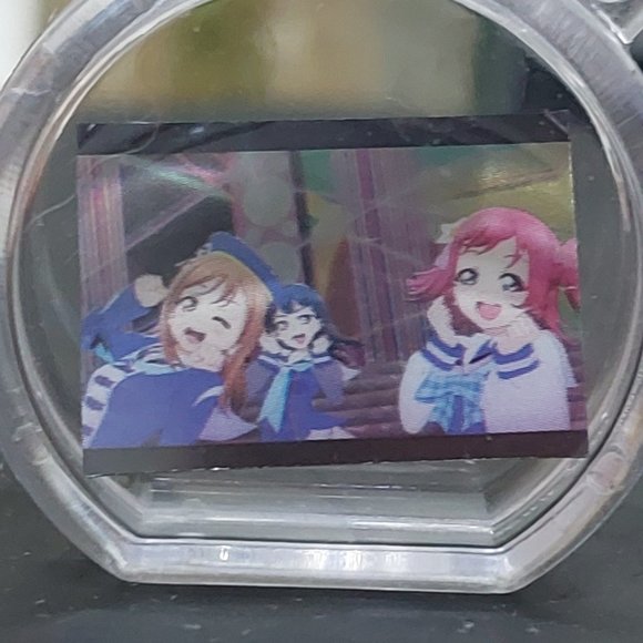 Mini Animes In A Bottle Phone Handbag Charm Keychain With Hoop Hook - Picture 2 of 3